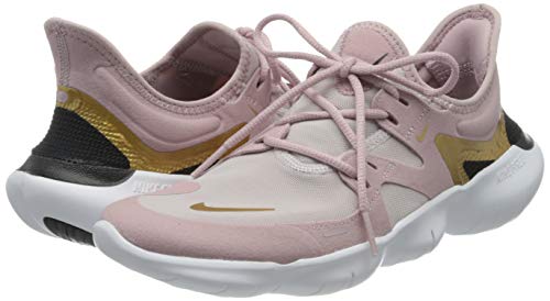 Nike Free RN 5.0, Zapatillas de Running para Mujer, Morado (Plum Chalk/Metallic Gold-Plati 501), 39 EU
