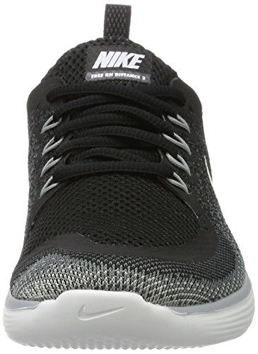 Nike Free RN Distance 2, Zapatillas de Running para Mujer, Multicolor (Black/White-Cool Grey-Dark Grey), 36 EU