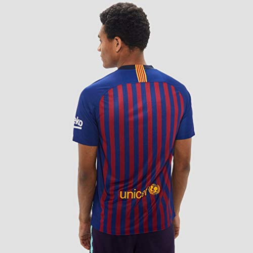 Nike Fútbol Club Barcelona Camiseta, Hombre, Azul/Rojo, S