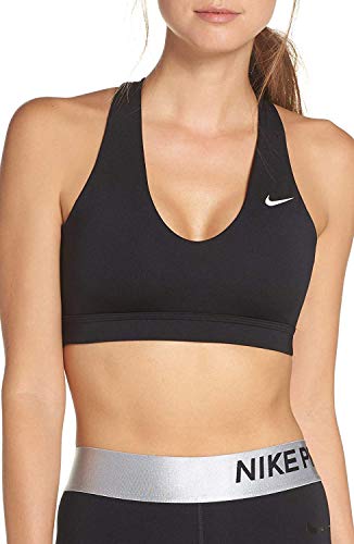 NIKE Indy Light Bra Sujetador de Deporte, Mujer, Black/(White), XS