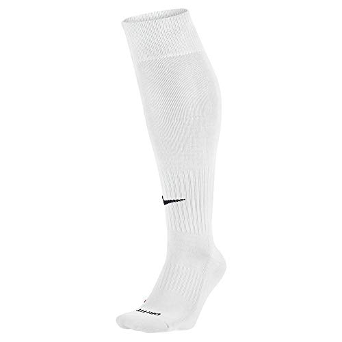 Nike Knee High Classic Football Dri Fit Calcetines, Unisex adulto, Blanco / Negro (White / Black), 42-46 EU