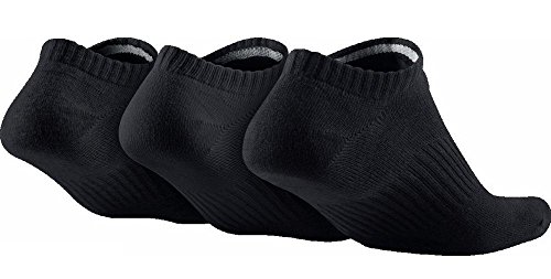 Nike Lightweight No-Show, Calcetines, Hombre, Negro, 42-46, Pack de 3