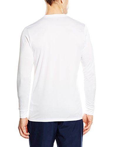 Nike LS Park Vi JSY Camiseta de Manga Larga, Hombre, Blanco (White/Black), L