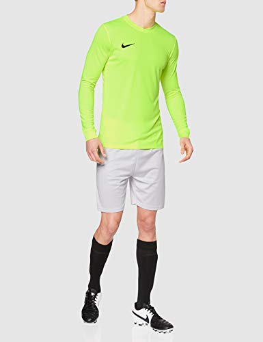 NIKE LS Park Vi JSY Camiseta de Manga Larga, Hombre, Verde (Volt/Black), L