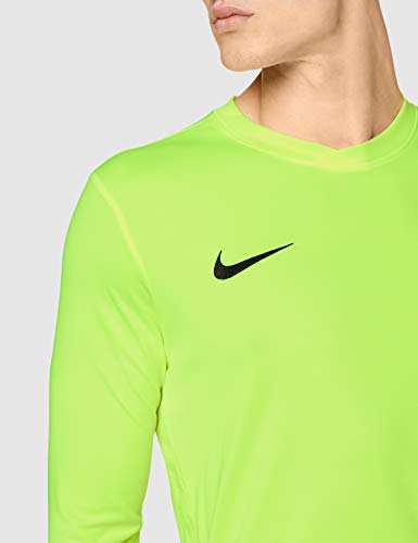 NIKE LS Park Vi JSY Camiseta de Manga Larga, Hombre, Verde (Volt/Black), L