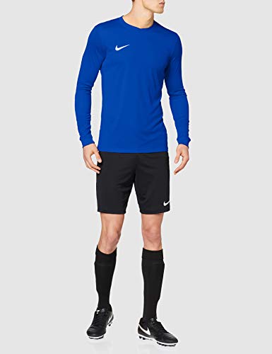 Nike LS Park Vi Jsy - Camiseta para hombre, color azul / blanco (royal blue / white), talla L