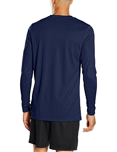 Nike LS Park Vi Jsy - Camiseta para hombre, color azul marino / blanco (midnight navy / white), talla S