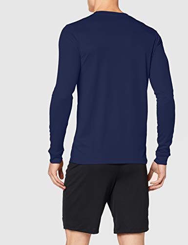 Nike LS Park Vi Jsy - Camiseta para hombre, color azul marino / blanco (midnight navy / white), talla S