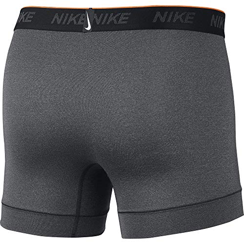 NIKE M Nk Brief Boxer 2pk Boxer, Hombre, Anthracite/Anthracite/(White), S