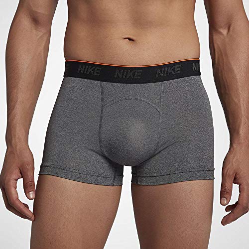 NIKE M NK Brief Trunk 2PK Boxer, Hombre, Anthracite/Anthracite, S