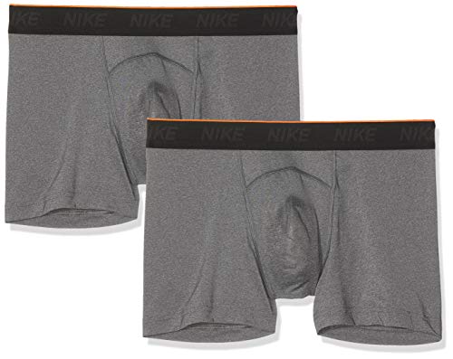 NIKE M NK Brief Trunk 2PK Boxer, Hombre, Anthracite/Anthracite, S