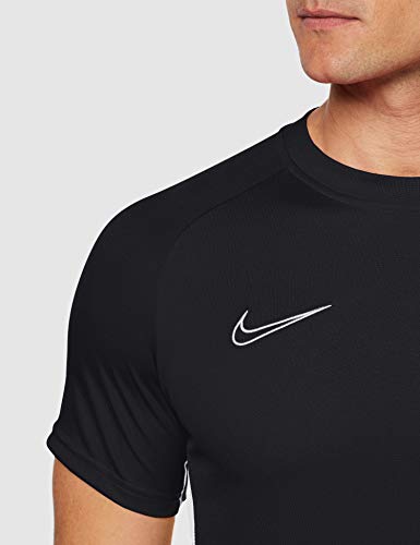 NIKE M NK Dry Acdmy Top SS Camiseta de Manga Corta, Hombre, Black/White/White, S