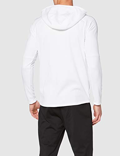 Nike M Nk Dry Acdmy18 Hoodie Po Sweatshirt, Hombre, Blanco (White/Black), S