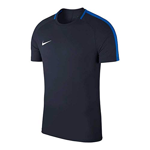 NIKE M NK Dry Acdmy18 Top SS Camiseta de Manga Corta, Hombre, Obsidian/Royal Blue/White, L