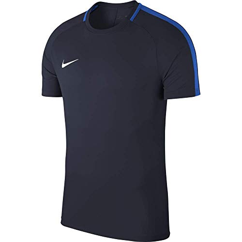 NIKE M NK Dry Acdmy18 Top SS Camiseta de Manga Corta, Hombre, Obsidian/Royal Blue/White, XL