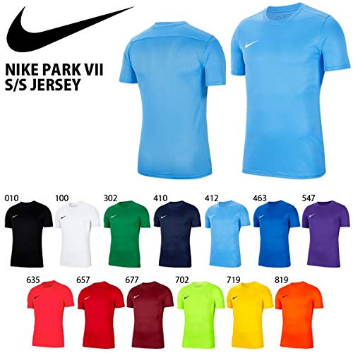 NIKE M Nk Dry Park VII JSY SS Camiseta de Manga Corta, Hombre, Black/White, L