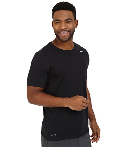 Nike M Nk Dry Tee Dfc 2.0 Camiseta de manga corta, Hombre, Negro (Black/Black/White), S