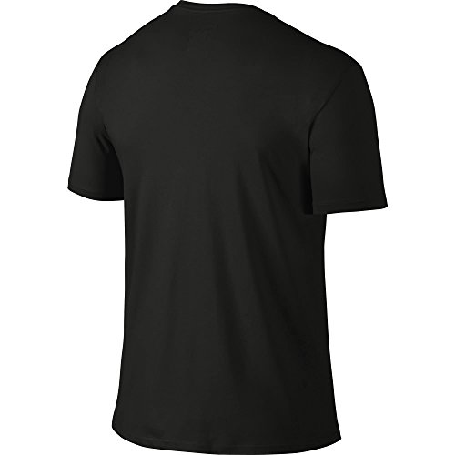 Nike M Nk Dry Tee Dfc 2.0 Camiseta de manga corta, Hombre, Negro (Black/Black/White), S