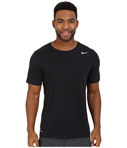 Nike M Nk Dry Tee Dfc 2.0 Camiseta de manga corta, Hombre, Negro (Black/Black/White), S