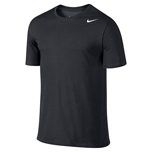 Nike M Nk Dry Tee Dfc 2.0 Camiseta de manga corta, Hombre, Negro (Black/Black/White), S