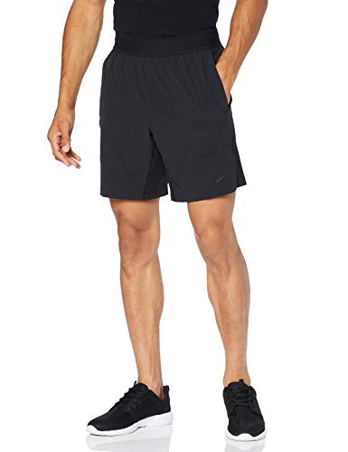 NIKE M NK FLX Short Yoga Pantalones Cortos de Deporte, Hombre, Black/Black/Iron Grey, XL