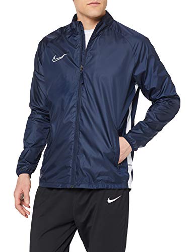 NIKE M Nk Rpl Acdmy Jkt Sport Jacket, Hombre, Obsidian/White/(White), S