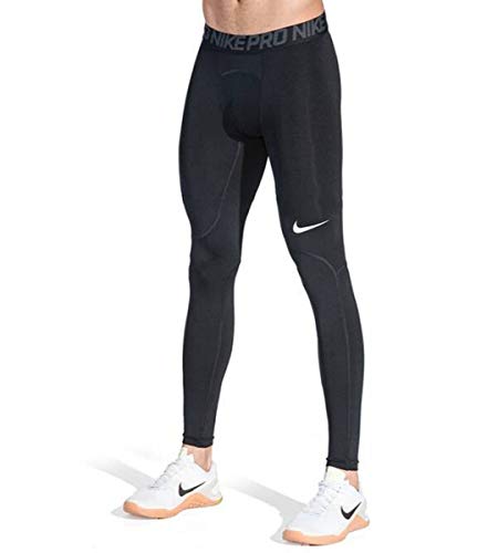 NIKE M NP Tght Sport Trousers, Negro/Antracit/Blanco, Hombre