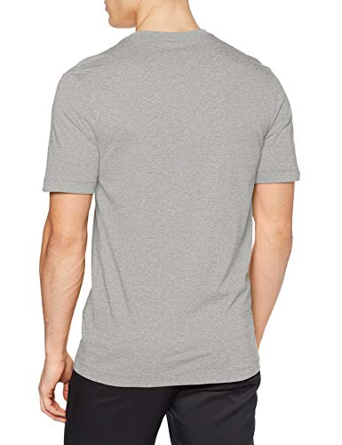 NIKE M NSW Club tee T-Shirt, Hombre, Dk Grey Heather/Black, M