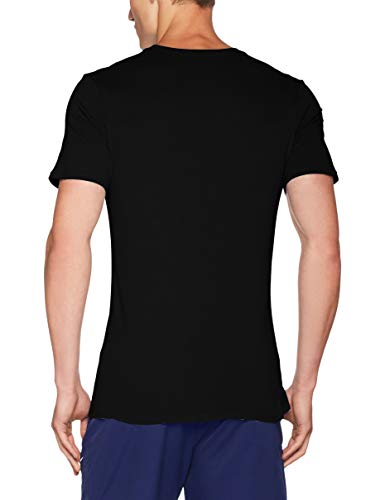 NIKE M NSW tee Icon Futura Camiseta de Manga Corta, Hombre, Black/White, L