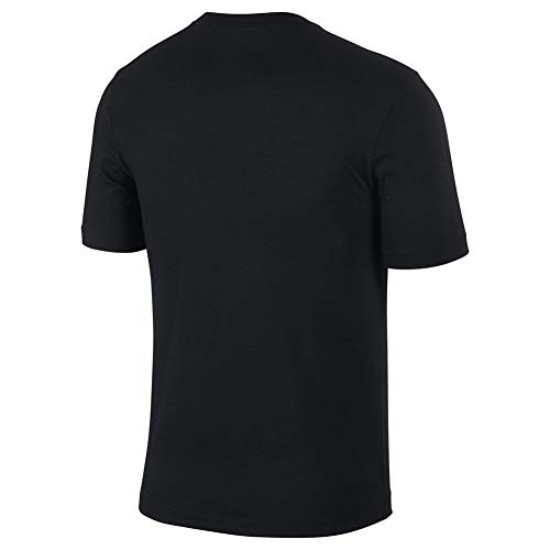 NIKE M NSW tee Icon Futura Camiseta de Manga Corta, Hombre, Black/White, L