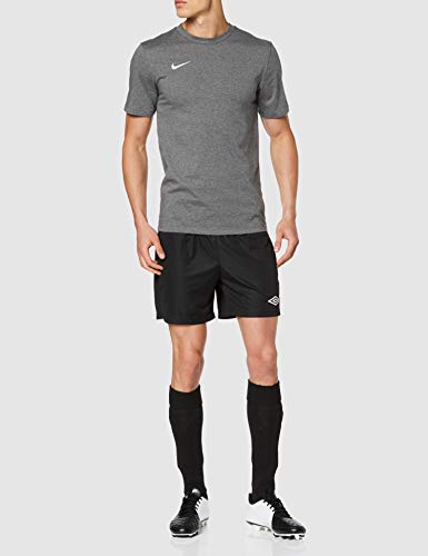 NIKE M tee TM Club19 SS T-Shirt, Hombre, Charcoal Heathr/Charcoal Heathr/Charcoal Heathr/White