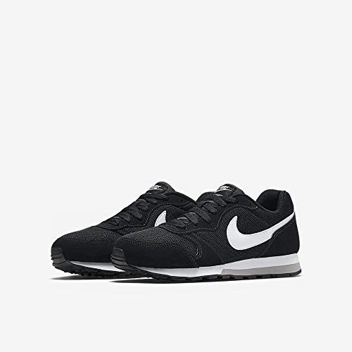 Nike MD Runner 2 GS 807316-001, Zapatillas de Running para Hombre, Negro (Black/Wolf Grey/White), 40 EU