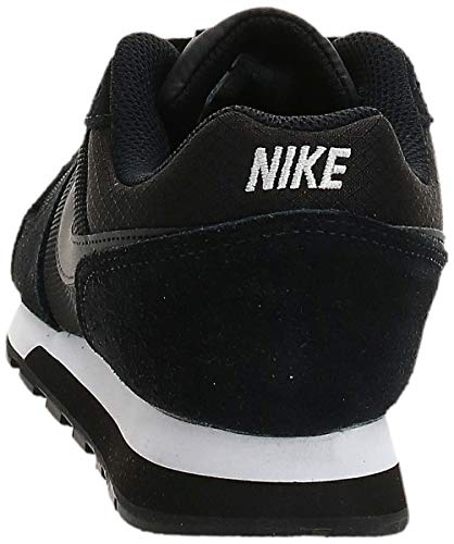 Nike MD Runner 2, Zapatillas de Running Mujer, Negro (Black / Black-White), 39 EU