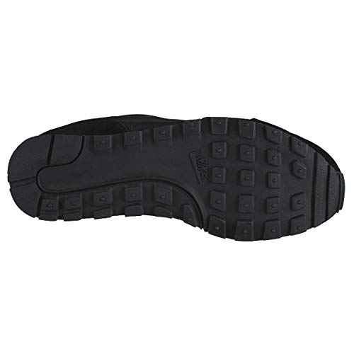 Nike MD Runner 2, Zapatillas de Running Mujer, Negro (Black / Black-White), 40.5