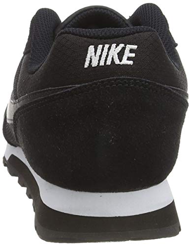 Nike MD Runner 2, Zapatillas de Running Mujer, Negro (Black / Black-White), 40.5