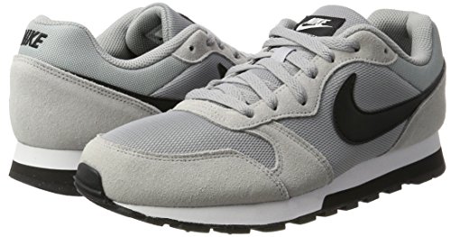 Nike MD Runner 2, Zapatillas para Hombre, Wolf Grey/Black/White, 41 EU