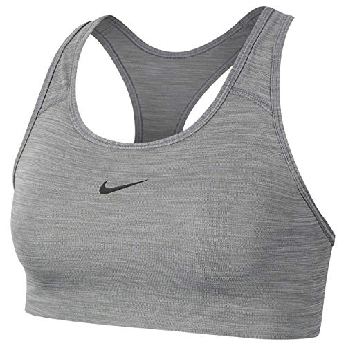 NIKE Med Pad Bra Sujetador de Deporte, Mujer, Smoke Grey/Pure/ (Black), XS