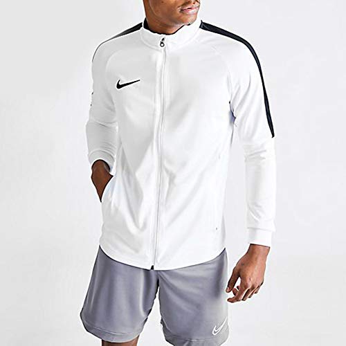 NIKE Men's Dry Academy18 Football Jacket Chaqueta de Deporte, Hombre, White/Black/Black, S