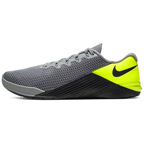 Nike Metcon 5 Aq1189-017 - Zapatillas de entrenamiento para hombre, Gris (Gris partícula/Gris Oscuro Gris -apenas Volt), 45.5 EU