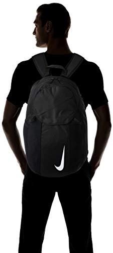 NIKE Mochila Academy Team B MISC Negro (Black/White), Talla Única