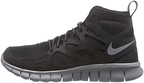 Nike Nike Free Run - Zapatillas de Running de Material sintético para niño Negro, Color Negro, Talla 37.5