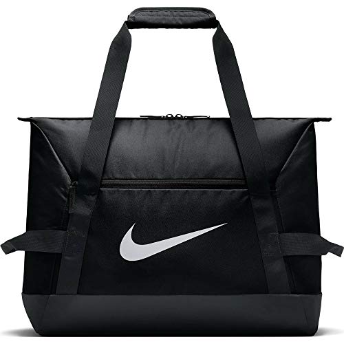 Nike Nk Acdmy Team S Duff Gym Duffel Bag, Unisex Adulto, Black/Black/White, MISC