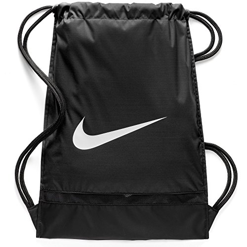 NIKE Nk Brsla Gmsk Bolsa de Cuerdas, Hombre, Negro (Black/Black/White), Talla Única