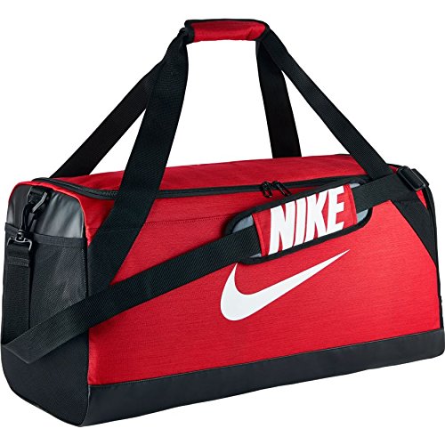 NIKE Nk Brsla M Duff Bolsa de Deporte, Hombre, Rojo (University Red/Black/White), Talla Única