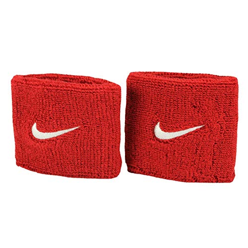 NIKE NN 04 601 Muñequera, Unisex, Rojo (Varsity Red/White), Talla única