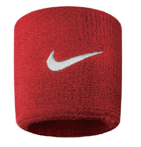 NIKE NN 04 601 Muñequera, Unisex, Rojo (Varsity Red/White), Talla única