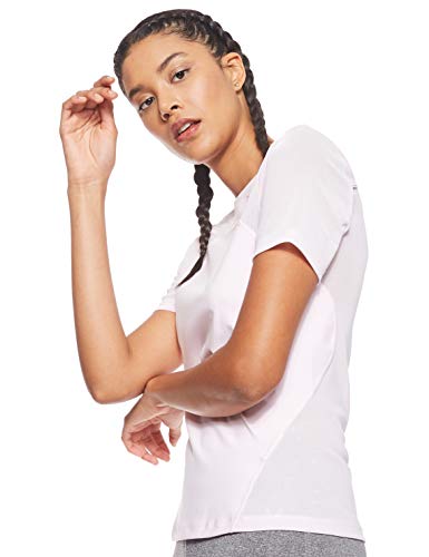 NIKE NP Hypercool Short-Sleeve Camiseta, Mujer, Pink Foam/Clear, M