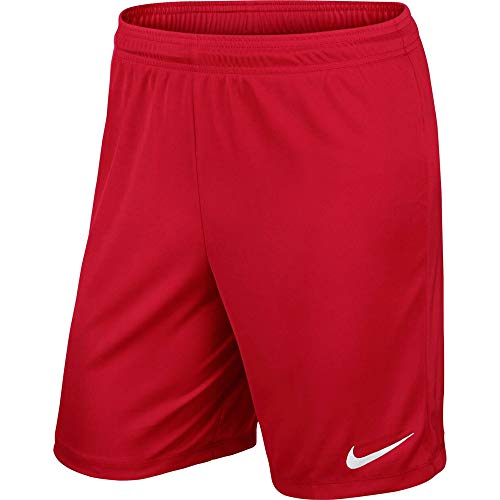 Nike Park II Knit Short NB Pantalón corto, Hombre, Rojo/Blanco (University Red/White), XL