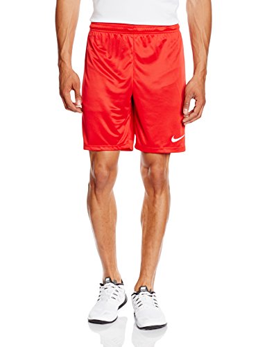 Nike Park II Knit Short NB Pantalón corto, Hombre, Rojo/Blanco (University Red/White), XL