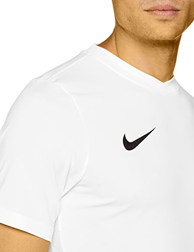 Nike Park VI Camiseta de Manga Corta para hombre, Blanco (White/Black), L